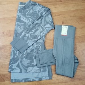 Wonderly Studio NWT Athleisure Lounge Set in 'Sage Ash'
